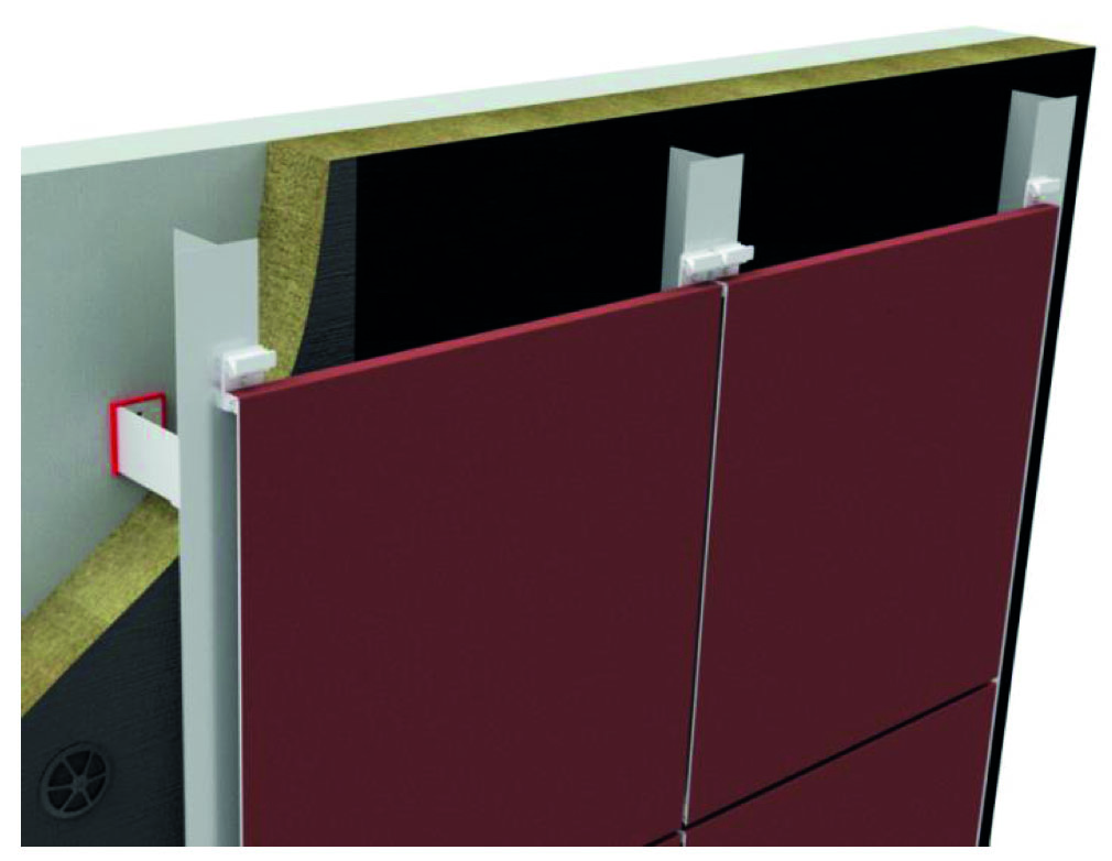 Fixation de panneaux composite aluminium à l'aide de la solution ALUCOBOND® easy fiX